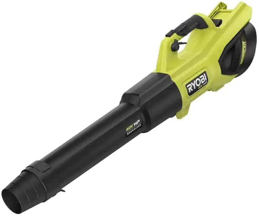 Ryobi 40V HP Brushless Whisper Series 190 MPH 730 CFM Cordless Battery Jet Fan Leaf Blower (Tool Only)