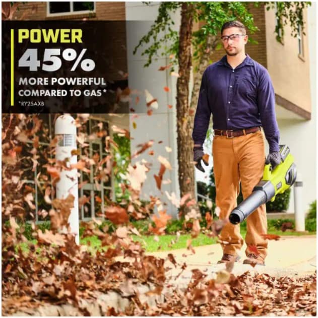 Ryobi 40V HP Brushless Whisper Series 190 MPH 730 CFM Cordless Battery Jet Fan Leaf Blower (Tool Only)