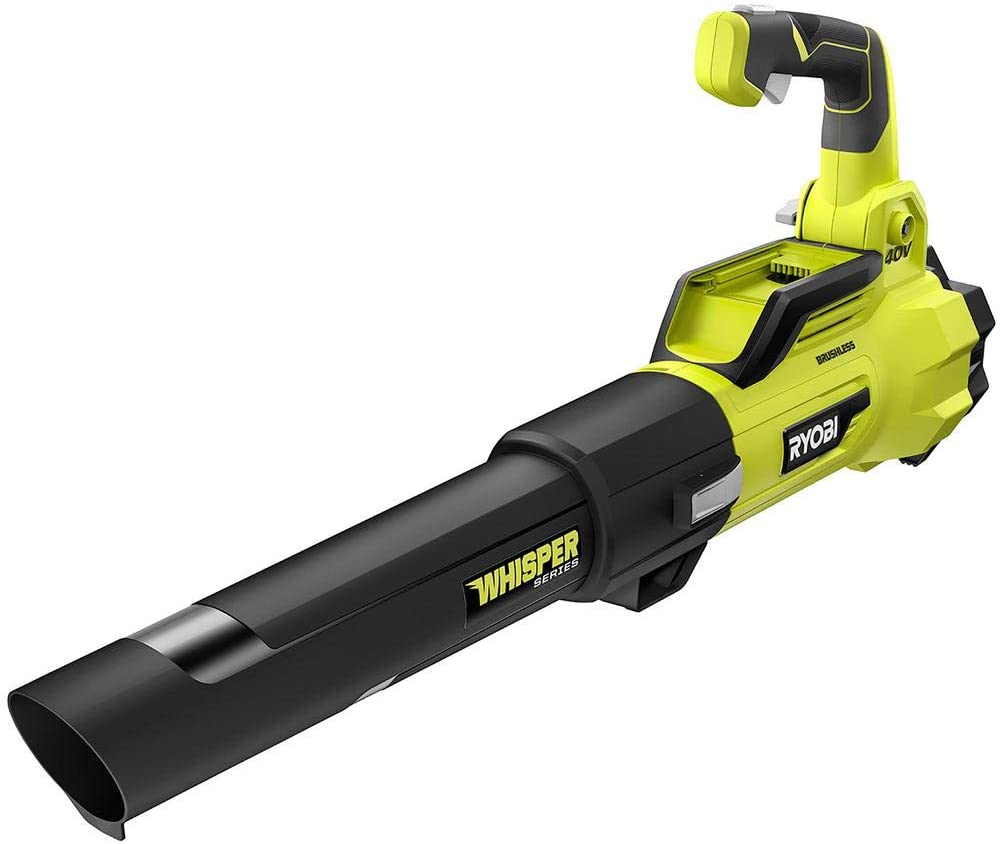 RYOBI 40-Volt Bare Tool Lithium-Ion Brushless Cordless Variable-Speed 125 MPH 550 CFM Jet Fan Leaf Blower GEN4 (Tool-Only)
