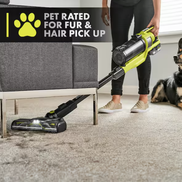 Ryobi ONE+ HP 18V Cordless Pet Stick Vacuum Cleaner (Tool Only)